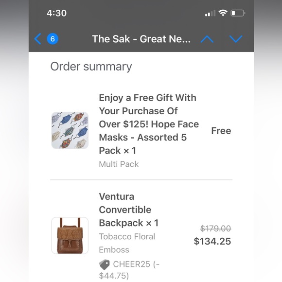 The Sak Ventura Convertible Leather Backpack - Picture 7 of 7